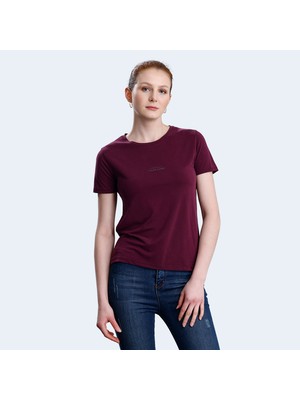 Slazenger PAYTONS Kadın  Mürdüm Tişört