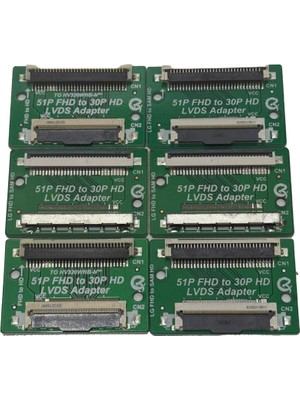 Hasyılmaz LCD Panel Flexi Repair 51P Fhd To 30P Hd Lvds Adaptör 6 Adet