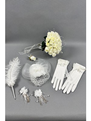 Gelin Çiçeği ve Gelin Nikah Set Aksesuaları