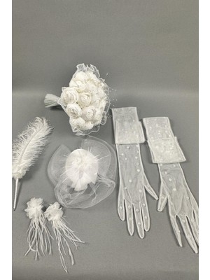 Gelin Çiçeği ve Nikah Set Aksesuaları