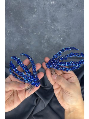 Çift Taraflı Tarak Büge Gelin Saç Aksesuarı