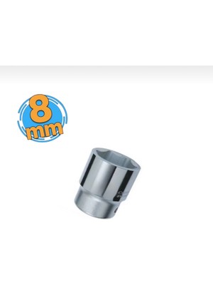 Bay-Tec 1/2'' Altı Köşe Lokma Anahtar 8 mm