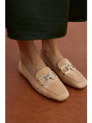 Kadın Babet Rahat Ortopedik Taban Deri Cilt