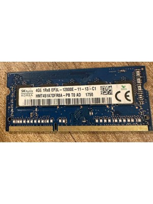 Hynix HMT451A7DFR8A-PB Hynix 4gb  DDR3-1600MHZ  Server Ram Bellek