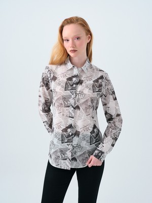 Loft Regular Fit Kadın Gömlek U.kol