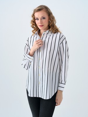 Loft Regular Fit Kadın Gömlek U.kol