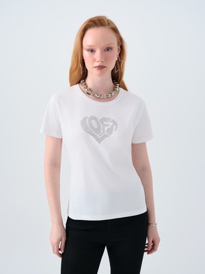 Loft Slim Fit Kadın Tshirt K.kol