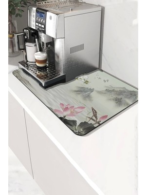 Valerine Life Kahve Makinesi Matı Sıvı Geçirmez Kaymaz Yıkanır Çaycı Çay Espresso Makinesi Pad 35X45CM 27250207