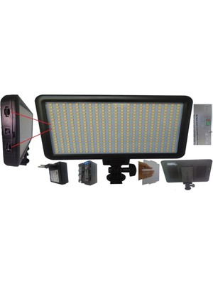 Panasonic Hmc Için Pdx LED 378A Kamera Işığı