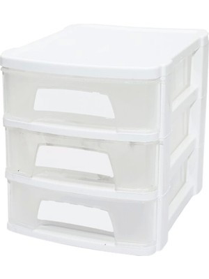 Tonton - No:1 Çekmece 3 Katlı 18.5X27X22.2CM (4887)