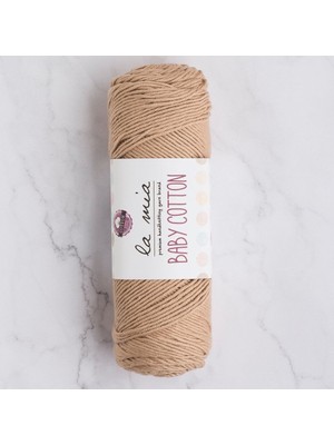 La Mia Baby Cotton Bej El Örgü ipi - L049 - 33627