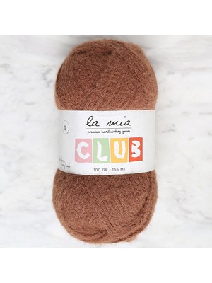 La Mia Club Kahverengi El Örgü ipi - 621