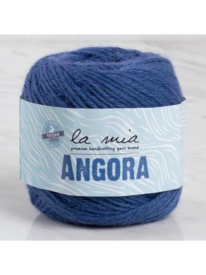 La Mia Angora 50GR Lacivert El Örgü ipi - L129 - 33803
