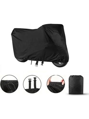 Vespa Sprint 50  Siyah Motor Brandası Arka Çanta Uyumsuz Ultra Kalın Su Geçirmez