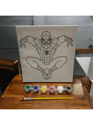 Boyama Seti (Örümcek Adam Figürü Çizili)