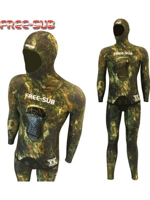 Free-Sub Kapadokya 7 Mm Dalış Elbisesi (Yamamoto39) M