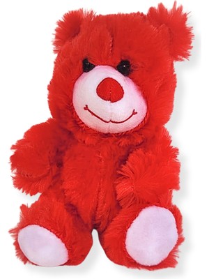 Selay Kırmızı Peluş Ayı Sevgililer Günü 17cm
