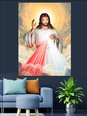 Hz Isa Dekoratif Kanvas - Mdf Ahşap Tablo