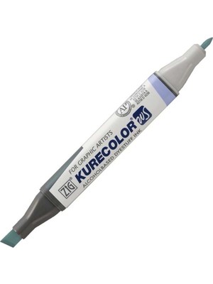 Zig Kurecolor KC-3000N Twin Ws Çift Taraflı Grafik Marker Kalem Alice Blue 332