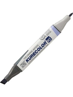 Zig Kurecolor KC-3000N Twin Ws Çift Taraflı Grafik Marker Kalem Gray 828