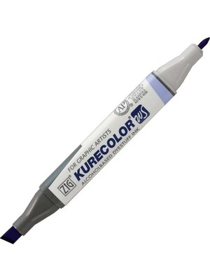 Zig Kurecolor KC-3000N Twin Ws Çift Taraflı Grafik Marker Kalem Peacock Blue 339