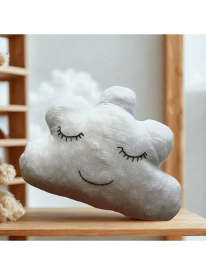 Dabs  Pamuklu Müslin Kumaş Bulut Yastık