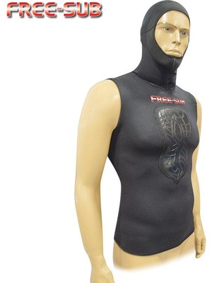 Freesub Göğsü Pedli Başlıklı Dalış Yeleği 3mm L