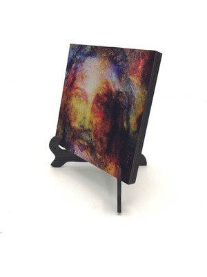 Hz. Isa Görseli Baskılı Mdf Masaüstlük 10X10