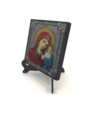 Meryem ve Isa Görseli Baskılı Mdf Masaüstlük 10X10