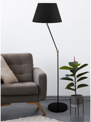 Kumaş Başlıklı Hareketli Gövdeli Lambader