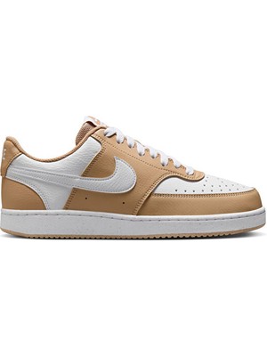 Nike Court Vision Low Next Nature Kadın Günlük Ayakkabı DH3158-201 Kahverengi