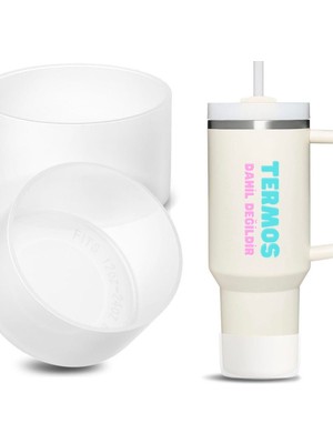 Luxury Quencher - Iceflow - Lumin - Yeni Nesil Pipetli Termos Aksesuarı Kalın Silikon Taban Koruyucusu 1 Adet