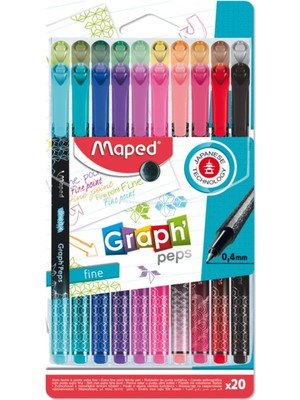 Store Offis ve Kırtasiye 749051 Desenli Fineliner Keçeli Kalem