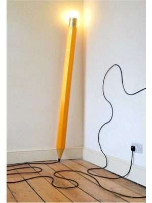 Teknotrust Dekoratif Ahşap Kalem Aydınlatma Lambader