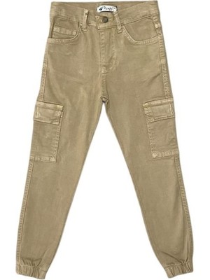 Rindo Kids Kargo Cepli Gabardin Pantolon