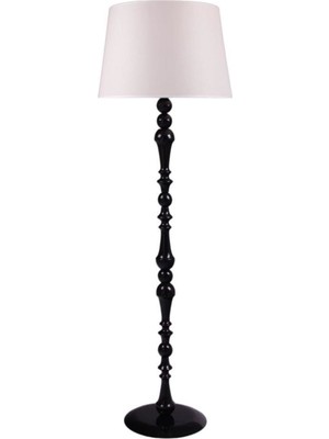 Teknotrust Orla Siyah Ayak Beyaz Şapkalı Lambader