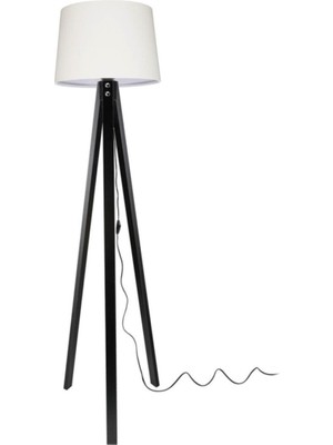 Teknotrust Deko Lambader Siyah Ayak / Krem Şapka