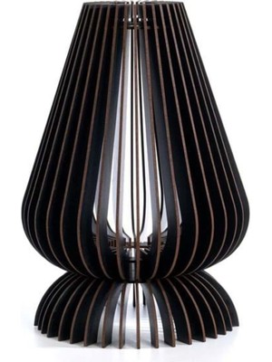 Teknotrust Derviş Ahşap Dekoratif Lambader Küçük Boy