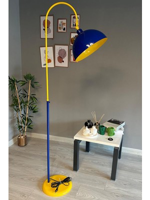 Teknotrust Legend Lambader Hareketli Başlık Modern Dekoratif Metal Oturma Odası Çalışma Odası Lambası