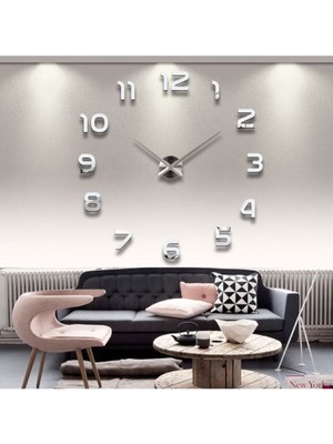 Dekoratif 3D Duvar Saati