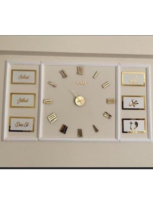 Pleksi Saat, Sabret, Şükret, Dua Et Duvar Panosu