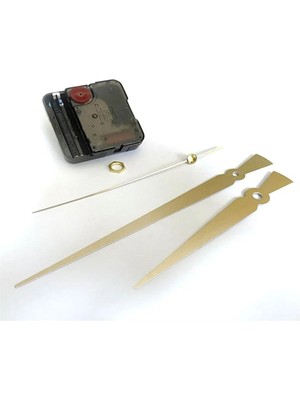 Saat Mekanizması 1. Sınıf Akar Sessiz Saat Mekanizması Askılı 3D Saatlerle Uyumlu Gold