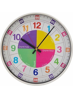 Öğretici Çocuk Odası Saati - 30 cm