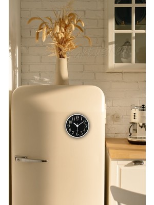 Mıknatıslı Buzdolabı Saati 11 cm | London