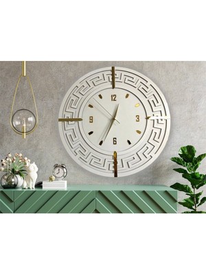 Dekoratif Ahşap Duvar Saati, Duvar Saati, Ahşap Saat, Wall Clock, Wall Decor