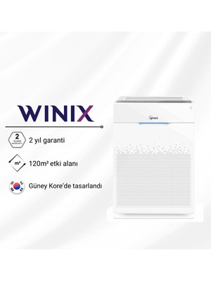 Winix Zero Pro Beyaz Hava Temizleyici ''True'' Hepa Filtreli Güney Kore Menşeli Sessiz Cihaz