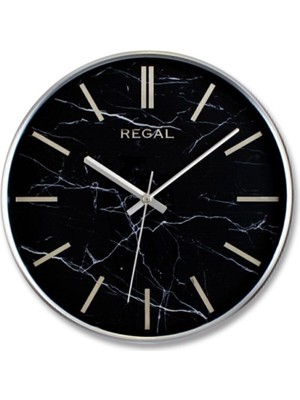 0250 Sb2 Ince Çerçeve Oniks Mermer Desen Duvar Saati