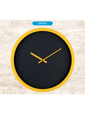216-S-3 Dekoratif Yuvarlak Duvar Saati (29 Cm)