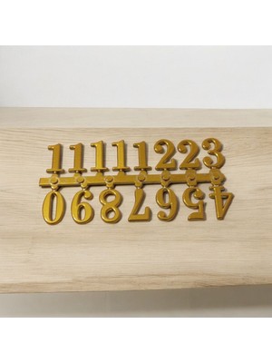 Saat Rakamları,duvar Saati Sayı ve Ramları 3 cm Plastik