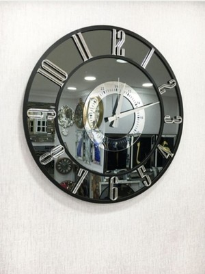 Gerçek Aynalı Dekoratif Duvar Saati (40 Cm)